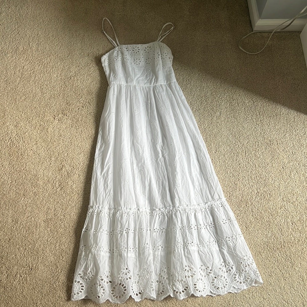 White Flower Dress